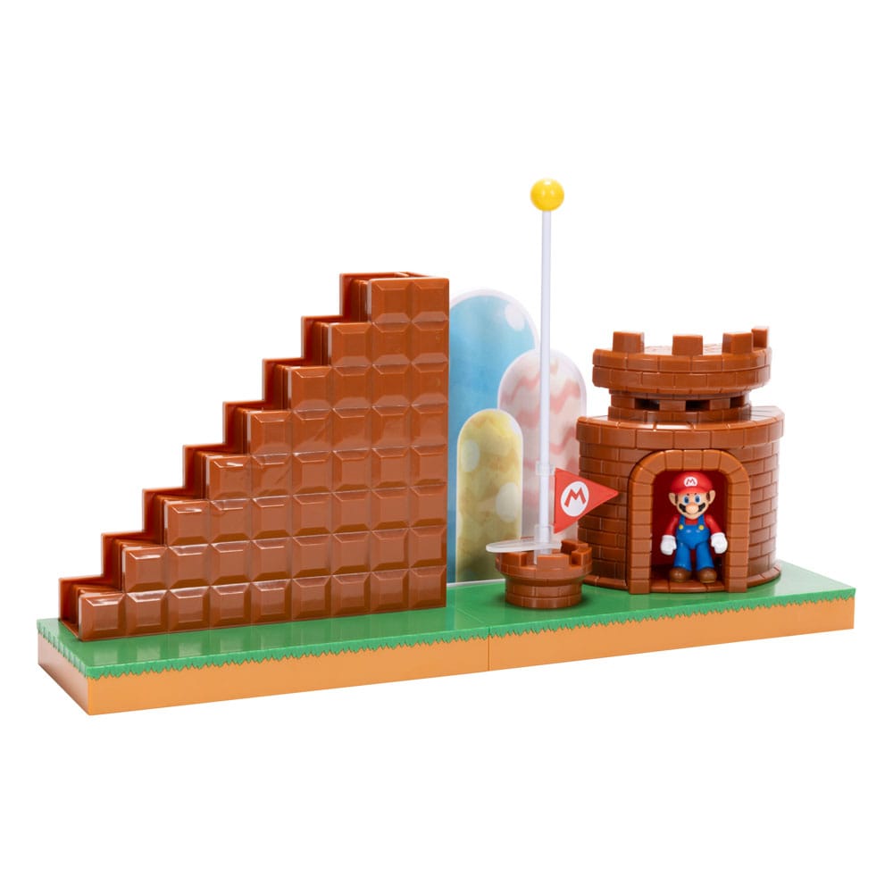 World of Nintendo Super Mario Minifiguren Spielset End Level