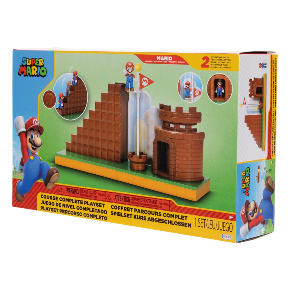 World of Nintendo Super Mario Minifiguren Spielset End Level
