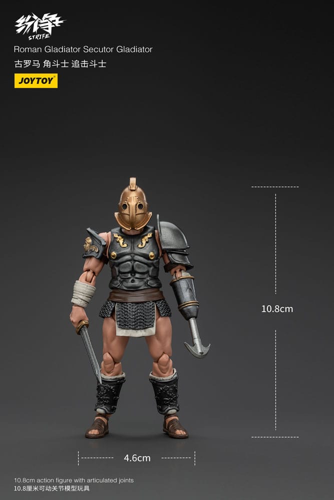 Strife Actionfigur 1/18 Roman Gladiator Secutor Gladiator 11 cm