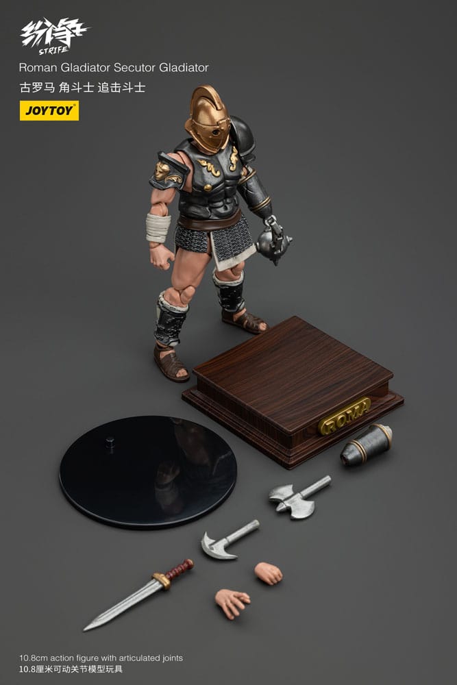 Strife Actionfigur 1/18 Roman Gladiator Secutor Gladiator 11 cm
