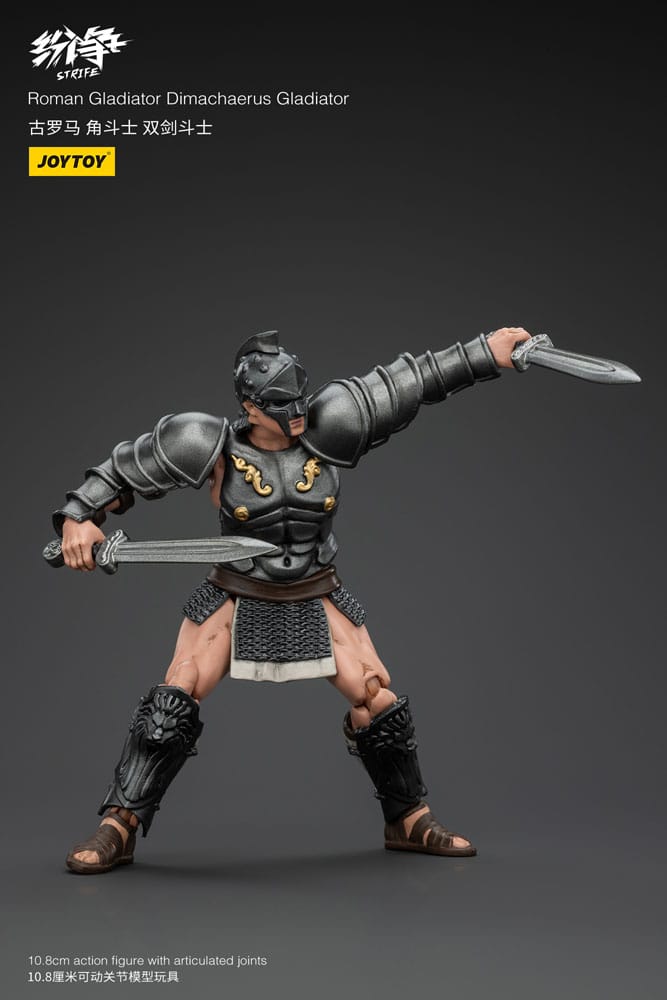 Strife Actionfigur 1/18 Roman Gladiator Dimachaerus Gladiator 11 cm