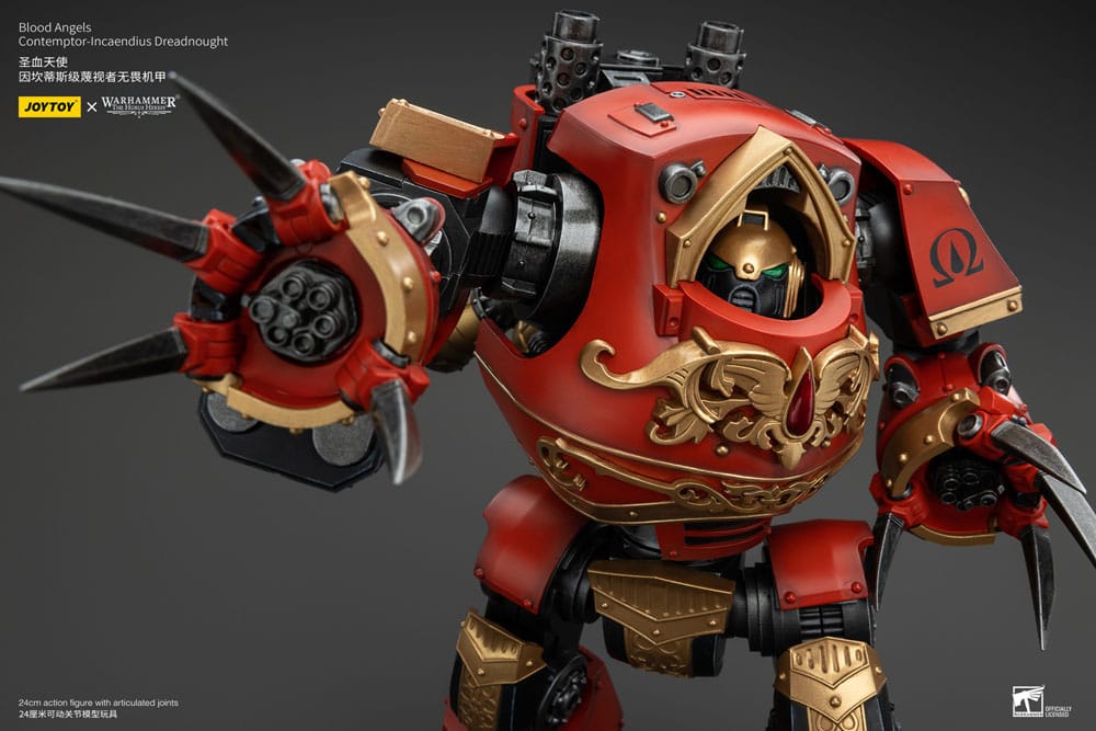 Warhammer The Horus Heresy Actionfigur 1/18 Blood Angels Contemptor-Incaendius Dreadnought 24 cm
