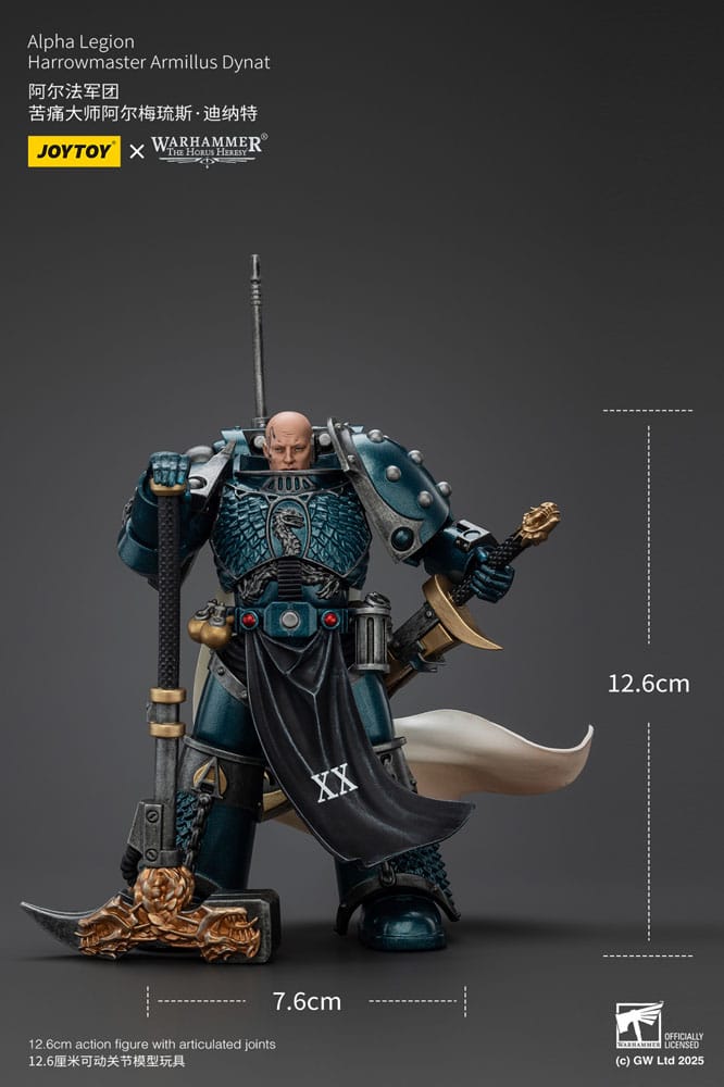 Warhammer The Horus Heresy Actionfigur Alpha Legion Harrowmaster Armillus Dynat 20 cm