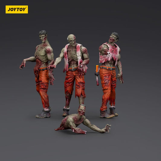 Zombie Dark Source Actionfiguren 4er-Pack Mechanic Team 8 cm