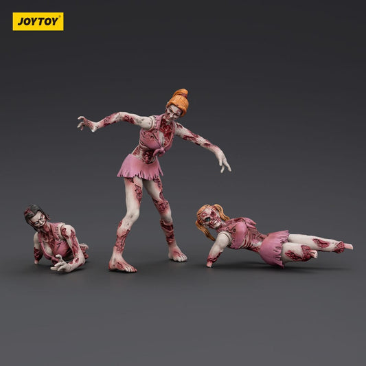Zombie Dark Source Actionfiguren 3er-Pack Cheer Leaders 8 cm