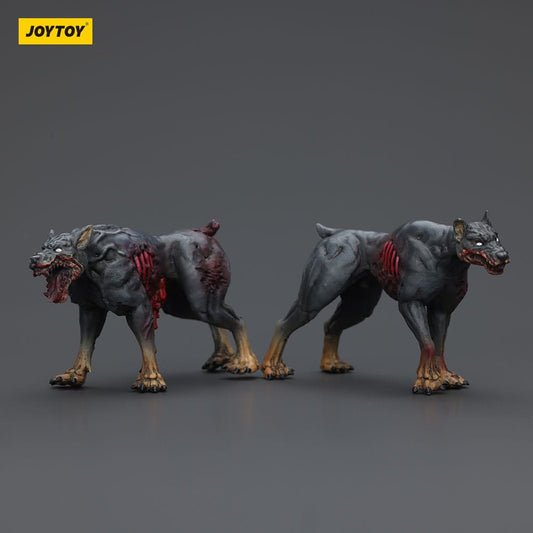 Zombie Dark Source Actionfiguren 2er-Pack Police Dogs 8 cm