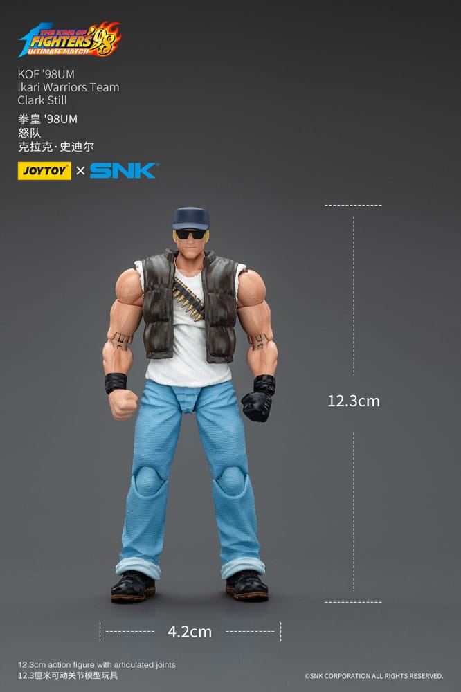 The King Of Fighters '98 Actionfigur Hero Team Clark Still 12 cm