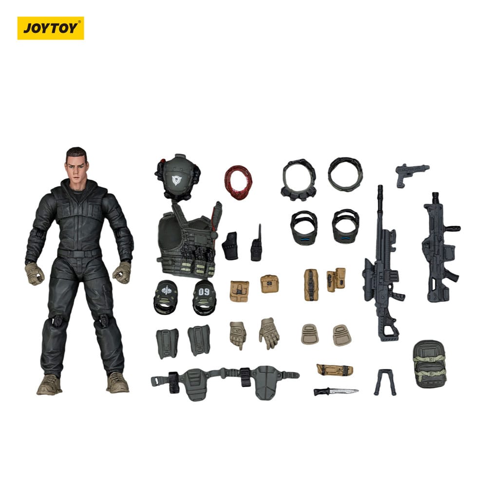 APOC Series Dark Source Actionfigur Stellar Scar Assault Team Darksilicon 11 cm