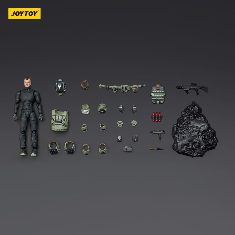 Steel Ride Corps Dark Source Actionfigur Assaulter Marco 7 cm