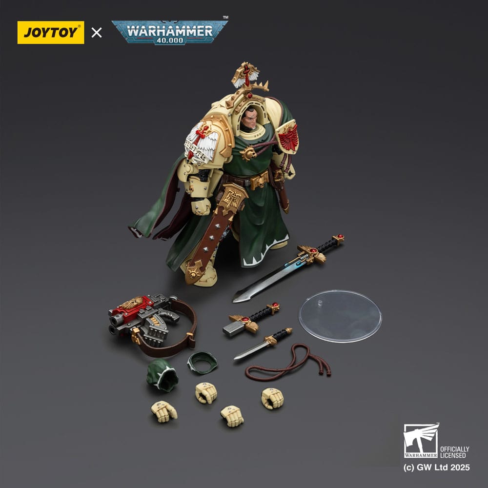 Warhammer 40,000: Dark Angels Actionfigur Belial Grand Master of The Deathwing With the Sword of Silence and Storm Bolter 14 cm