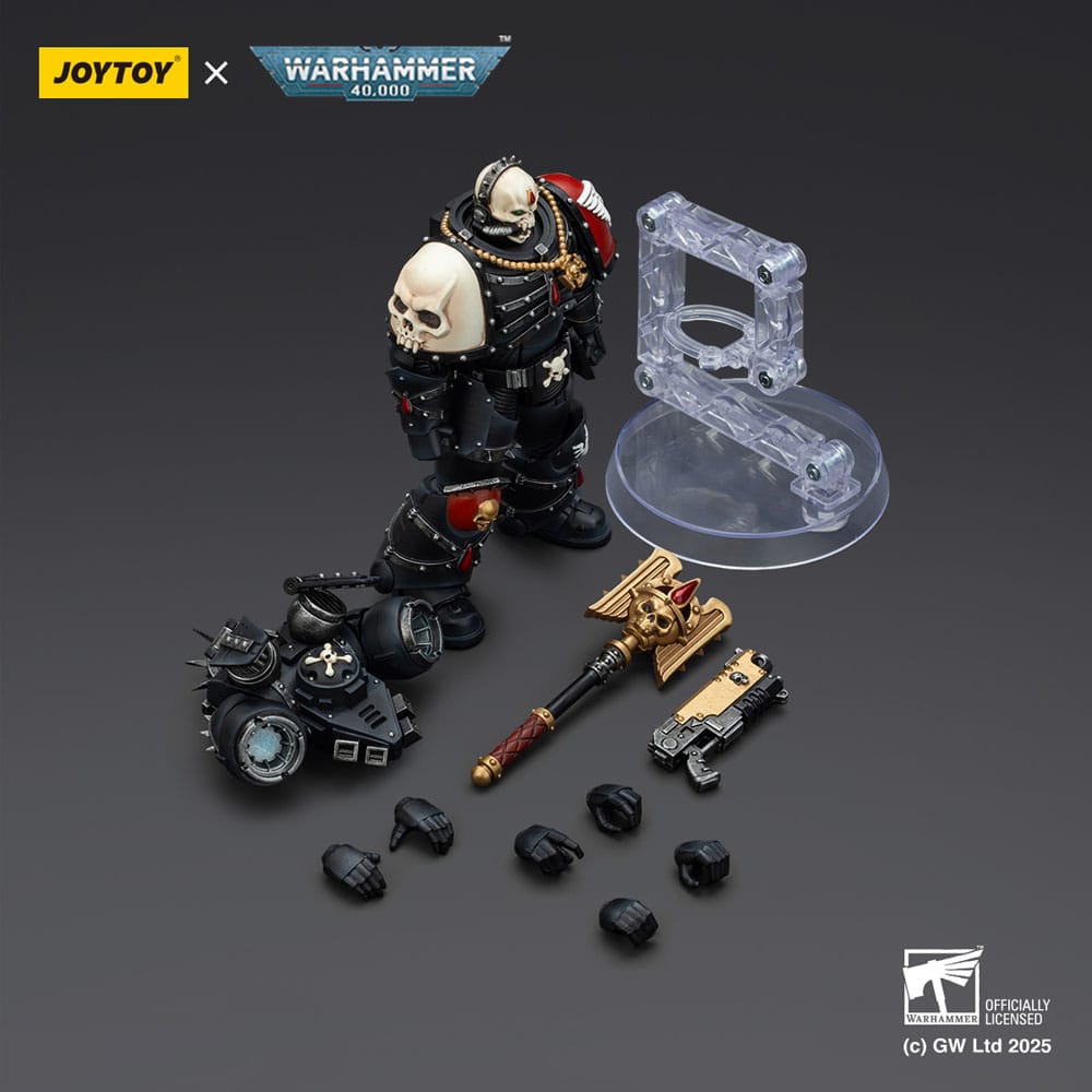 Warhammer 40,000: Combat Patrol Blood Angels Actionfigur Lemartes With Jump Pack Blood Crozius and Absolver Bolt Pistol 12 cm
