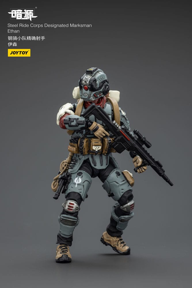 Steel Ride Corps Dark Source Actionfigur Designated Marksman Ethan 7 cm