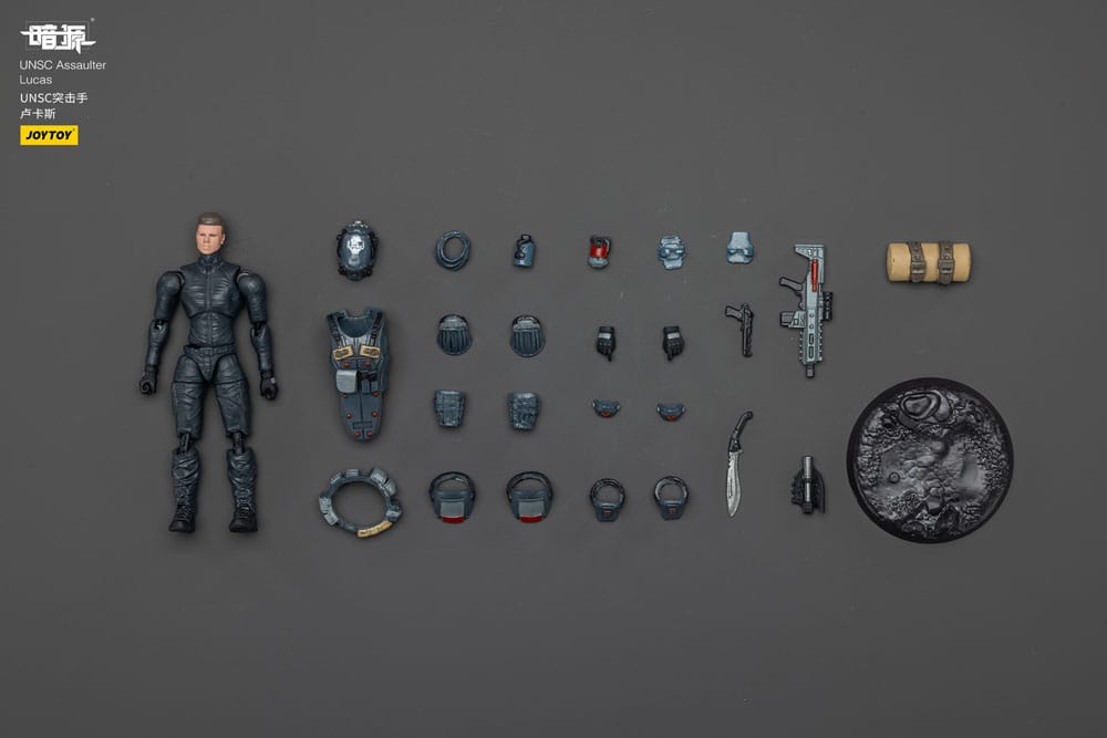 UNSC Dark Source Actionfigur Assaulter Lucas 7 cm