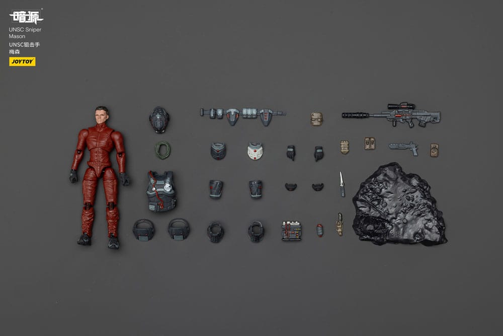UNSC Dark Source Actionfigur Sniper Mason 7 cm