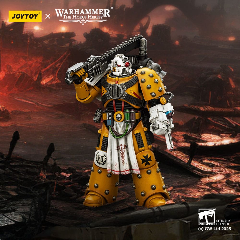 Warhammer 40,000: imperial Fists Actionfigur Legion Apothecary 12 cm