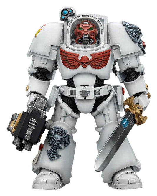 Warhammer 40,000 Actionfigur White Scars Terminator 1 with Power Sword and Storm Bolter 14 cm
