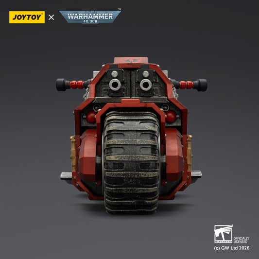 Warhammer 40,000 Raider-pattern Combat Bike Blood Angels with twin-linked bolt rifles 22 cm