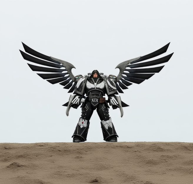 Warhammer 40,000 Actionfigur Raven Guard Corvus Corax, Primarch of the XIX Legion 18 cm