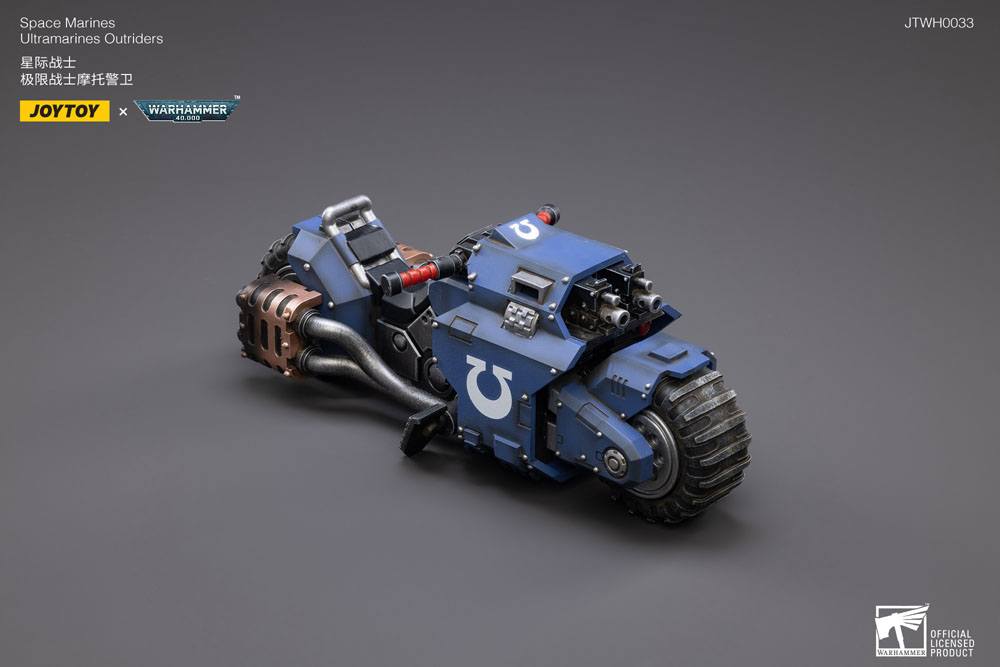Warhammer 40k Fahrzeug 1/18 Ultramarines Outrider Bike 22 cm