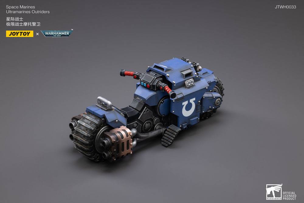 Warhammer 40k Fahrzeug 1/18 Ultramarines Outrider Bike 22 cm