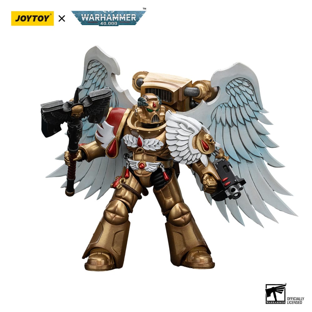 Warhammer 40,000 Actionfigur 1/18 Blood Angels Sanguinary Guard with Encarmine Axe 12 cm
