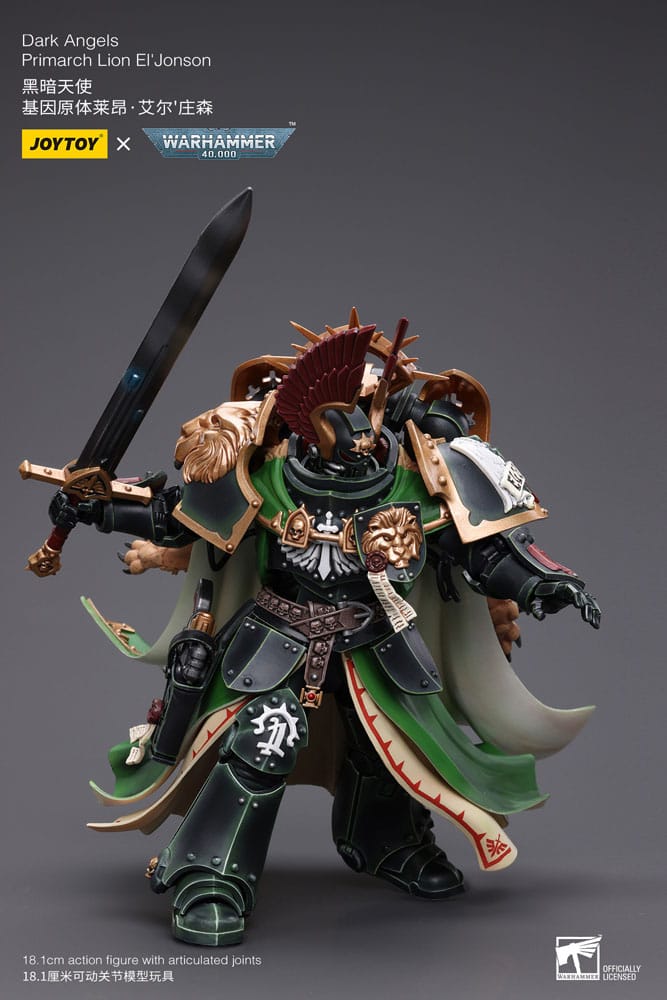 Warhammer 40k Actionfigur 1/18 Dark Angels Primarch Lion El' Jonson 18 cm Reproduktion