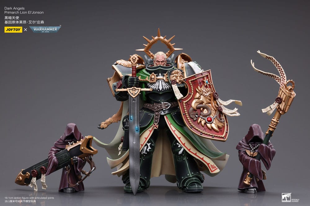Warhammer 40k Actionfigur 1/18 Dark Angels Primarch Lion El' Jonson 18 cm Reproduktion