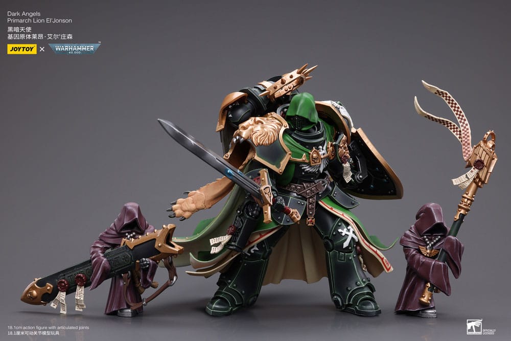 Warhammer 40k Actionfigur 1/18 Dark Angels Primarch Lion El' Jonson 18 cm Reproduktion