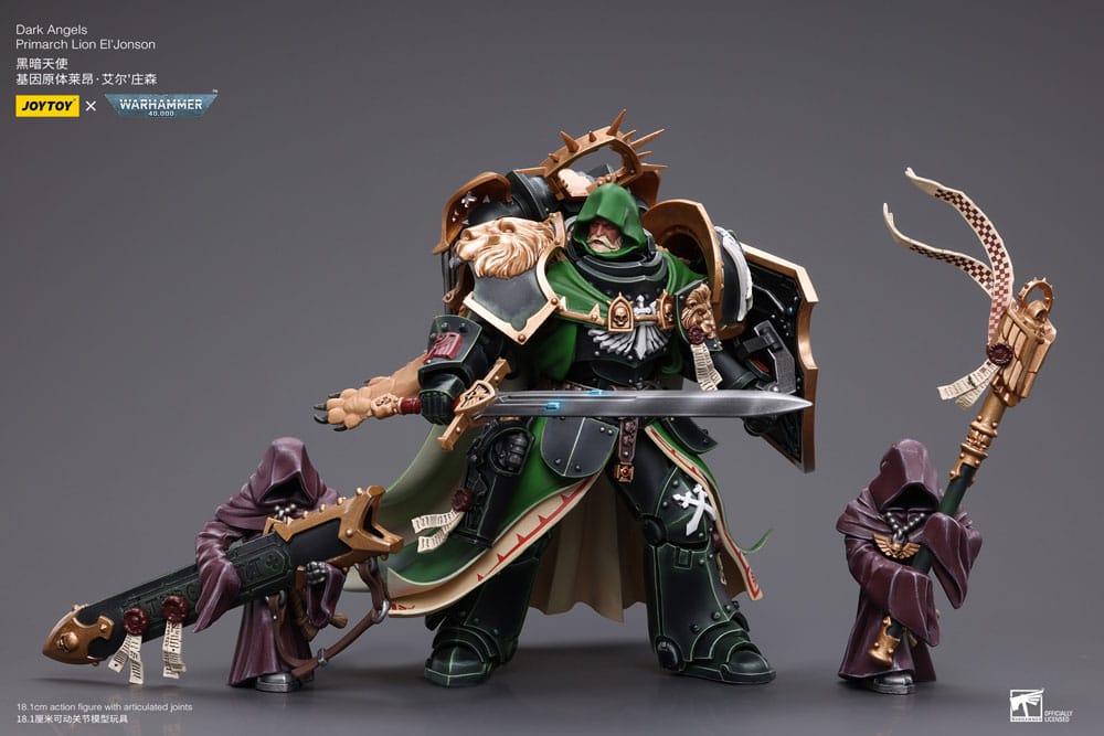 Warhammer 40k Actionfigur 1/18 Dark Angels Primarch Lion El' Jonson 18 cm Reproduktion