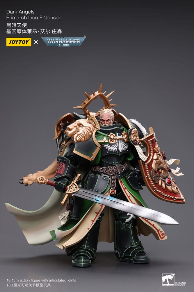 Warhammer 40k Actionfigur 1/18 Dark Angels Primarch Lion El' Jonson 18 cm Reproduktion