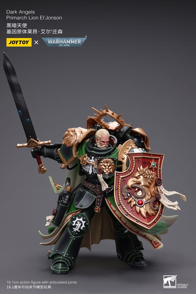 Warhammer 40k Actionfigur 1/18 Dark Angels Primarch Lion El' Jonson 18 cm Reproduktion