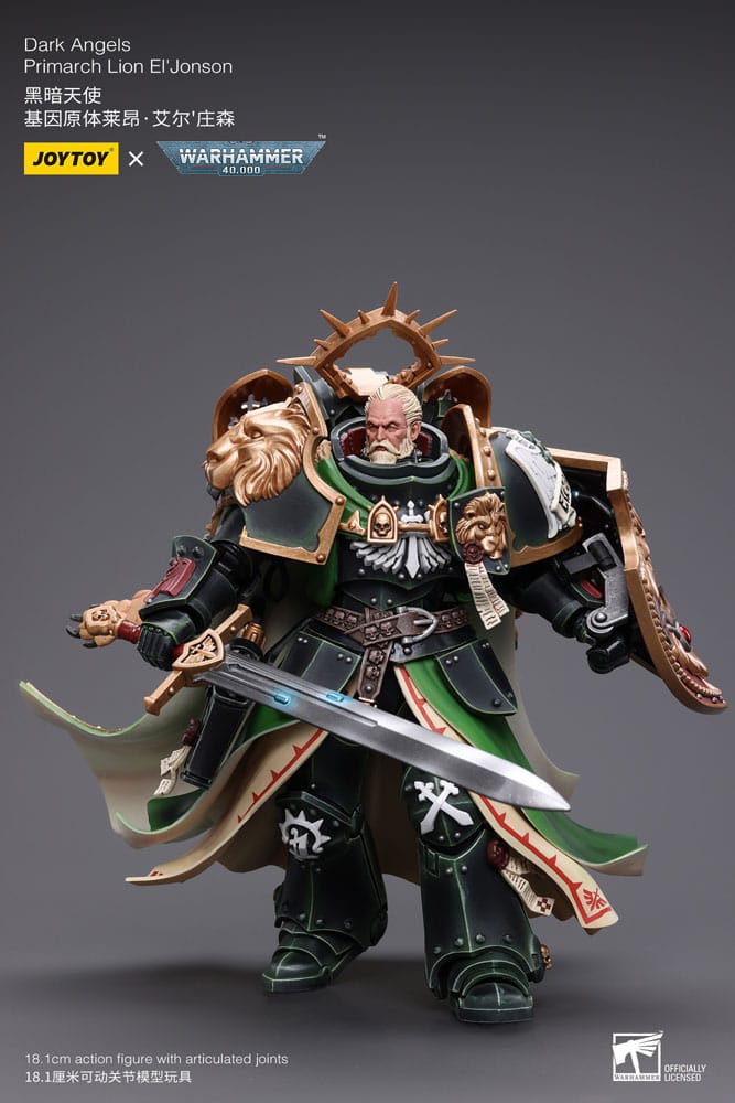 Warhammer 40k Actionfigur 1/18 Dark Angels Primarch Lion El' Jonson 18 cm Reproduktion