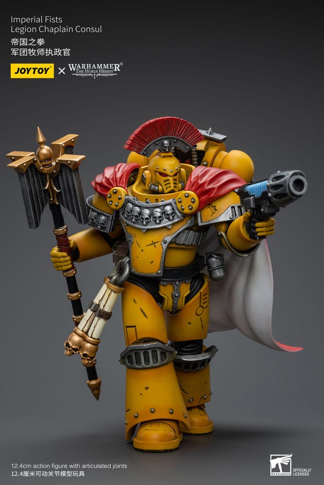Warhammer The Horus Heresy Actionfigur 1/18 Imperial Fists Legion Chaplain Consul 12 cm