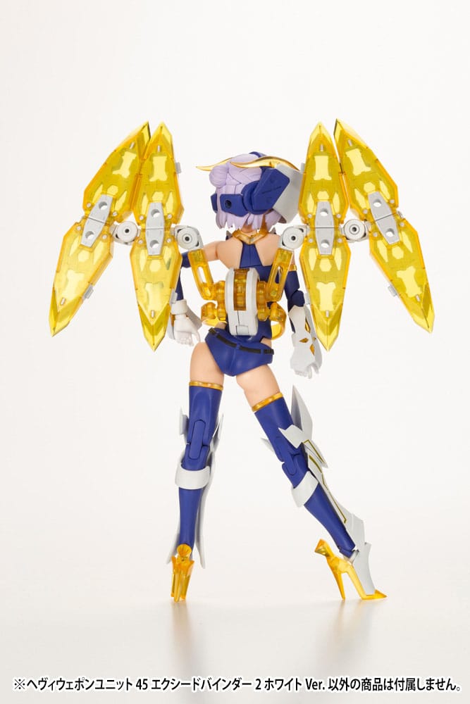 Kotobukiya M.S.G. Model Kit Zubehör-Set Heavy Weapon Unit 45 Exceed Binder 2 White Ver.