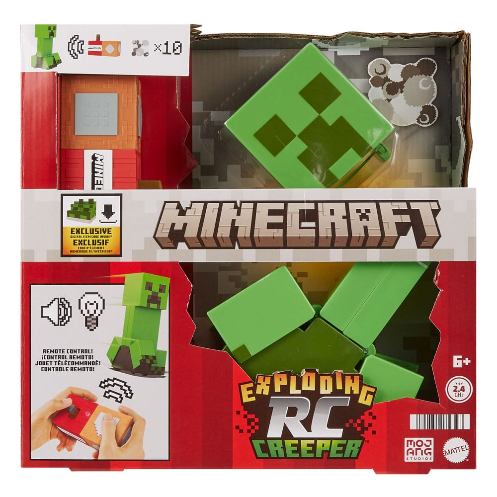 Minecraft Ferngesteuerte Figur Explodierender Creeper 25 cm