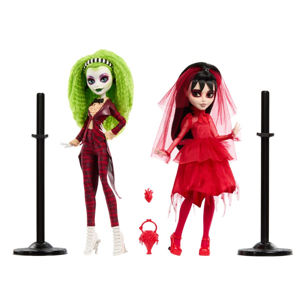 Beetlejuice Beetlejuice Monster High Skullector Puppen 2er-Pack Betelgeuse & Lydia 25 cm