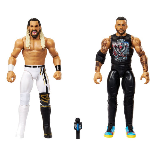 WWE Main Event Showdown Actionfiguren CM Punk vs Seth "Freakin" Rollins 2-Pack 15 cm
