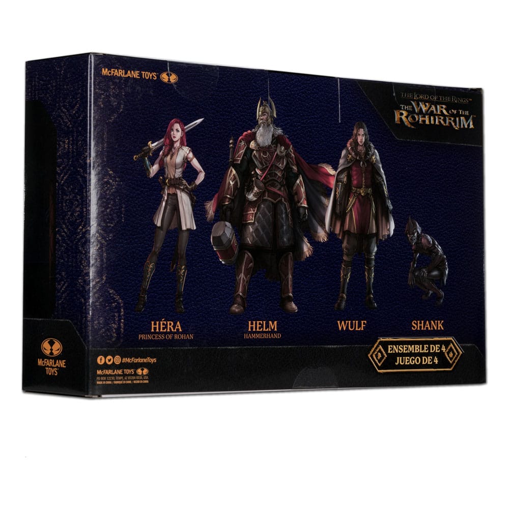Der Herr der Ringe: Die Schlacht der Rohirrim Actionfiguren 4er-Pack 10 cm