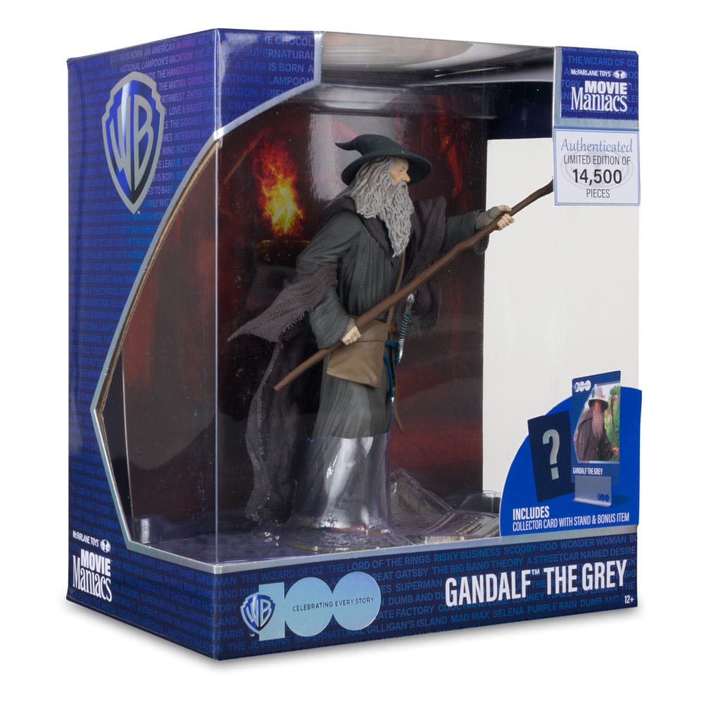 Herr der Ringe Movie Maniacs Actionfigur Gandalf 18 cm