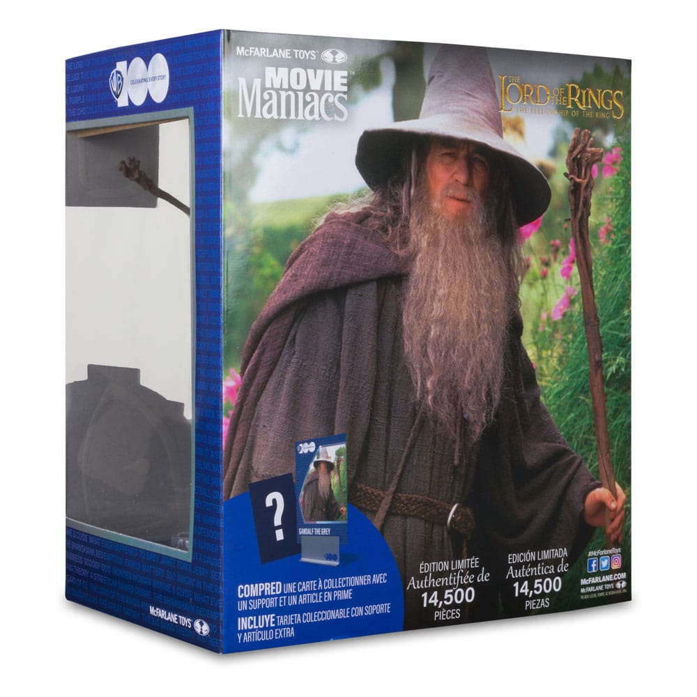 Herr der Ringe Movie Maniacs Actionfigur Gandalf 18 cm