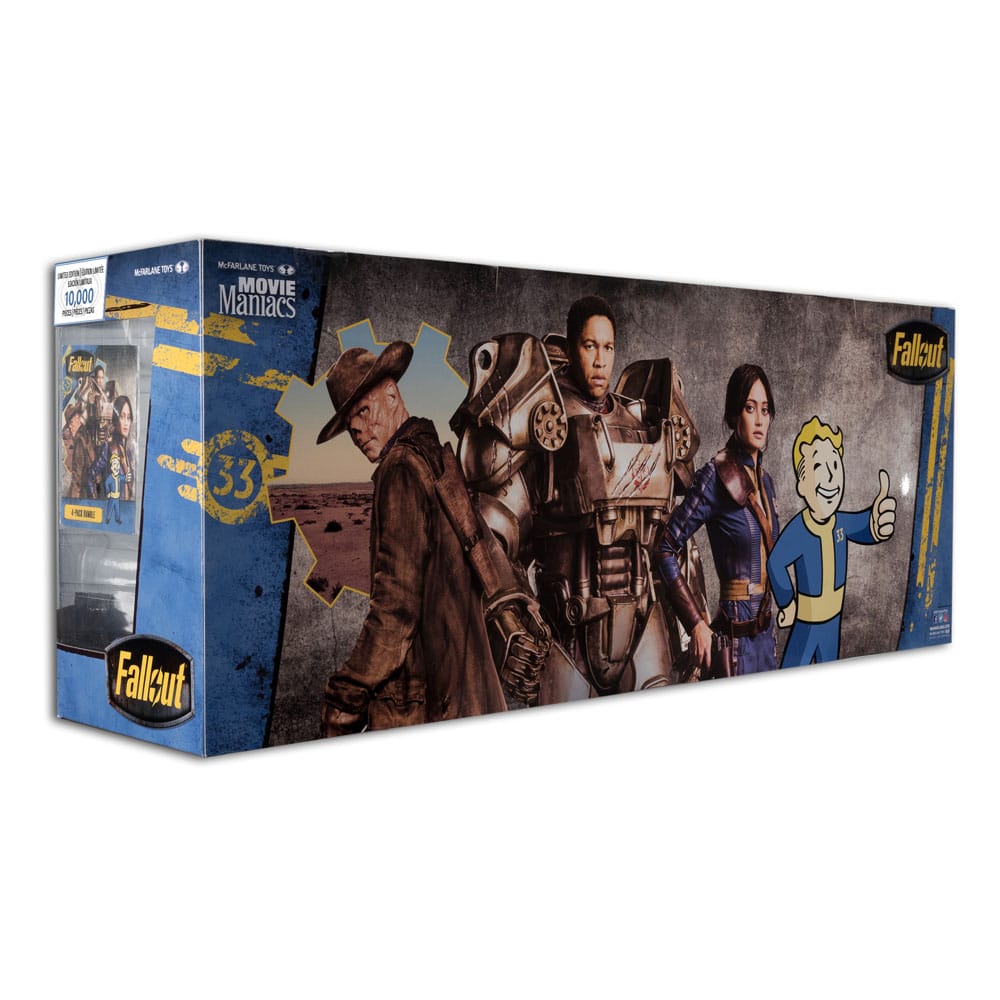 Fallout Movie Maniacs PVC Statuen 4er-Pack Lucy, Maximus, The Ghoul & Vault Boy 15 cm