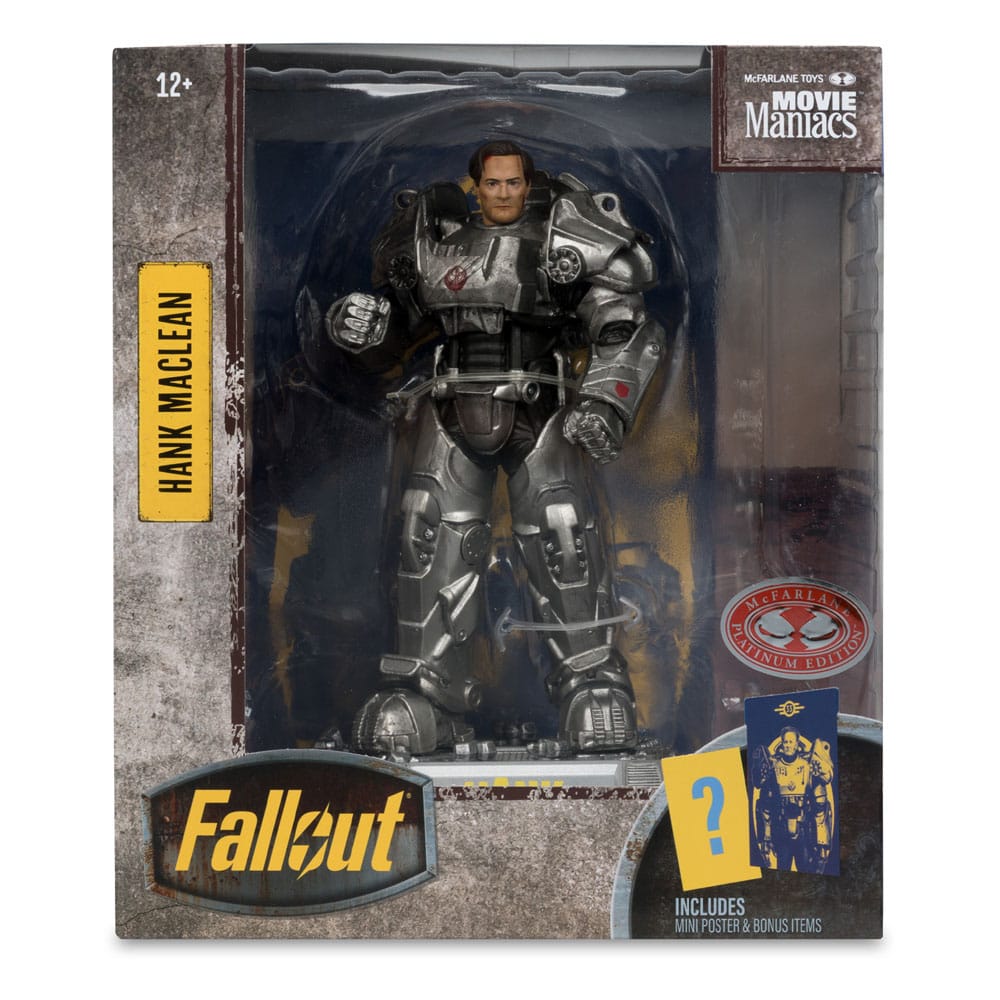 Fallout Movie Maniacs Actionfigur Hank Maclean (Season 2) (Red Platinum Edition) 17 cm