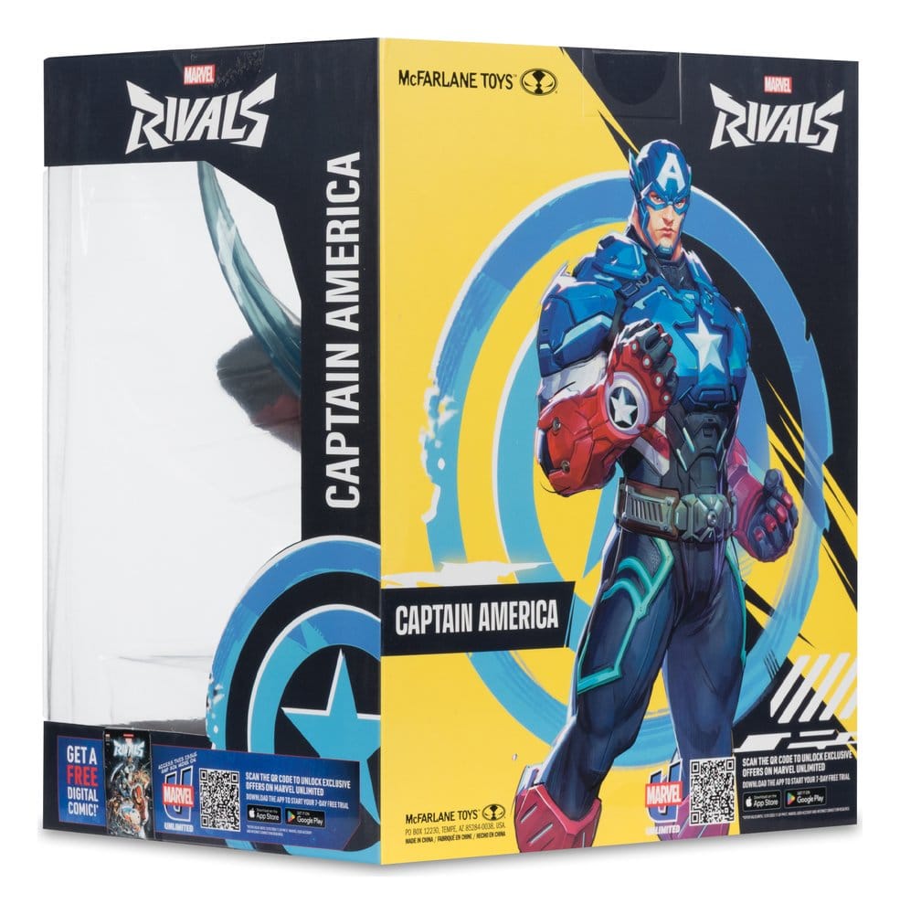 Marvel Rivals Collection 1/10 Actionfigur Captain America 20 cm