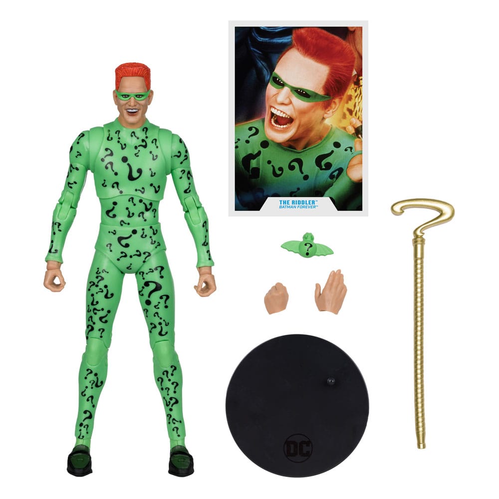 DC Build A Megafig Actionfigur Batman Forever The Riddler (Gold Label) 18 cm