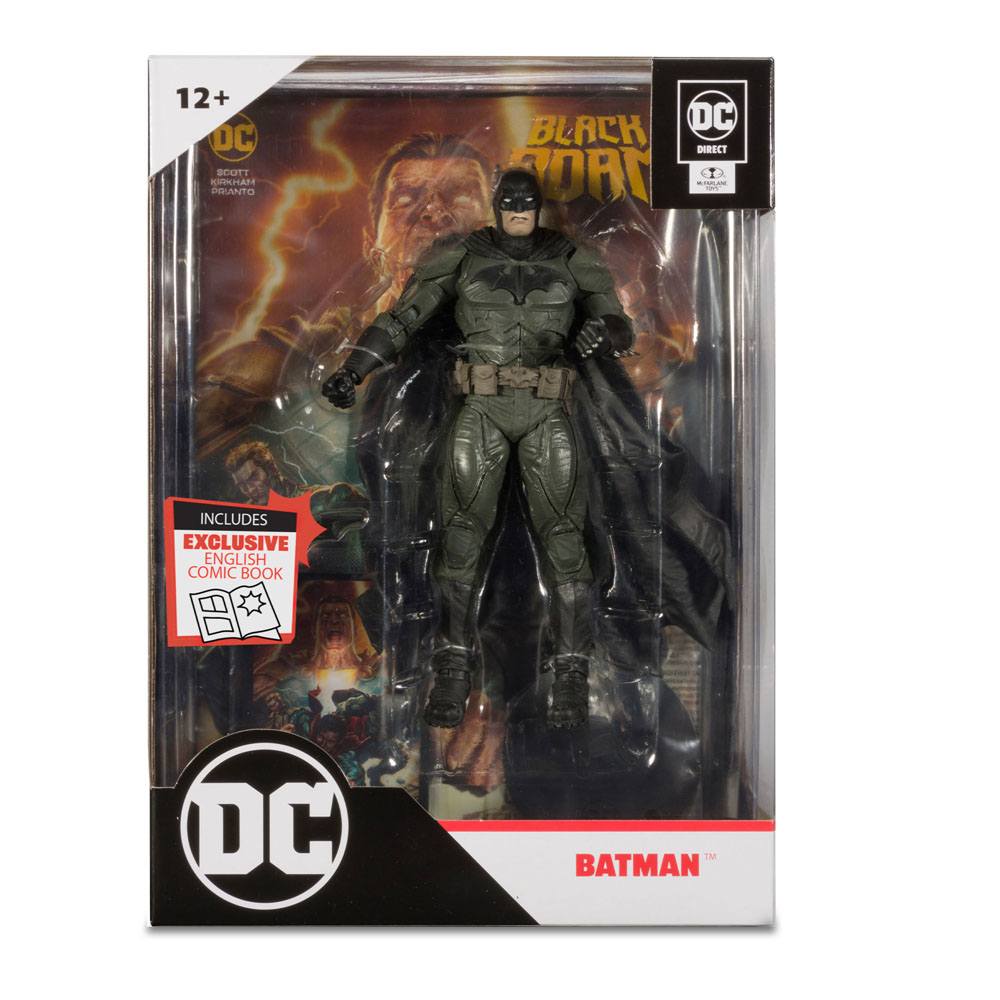 DC Black Adam Page Punchers Actionfigur & Comic Batman 18 cm