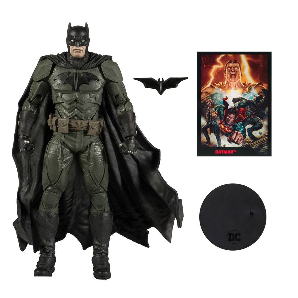DC Black Adam Page Punchers Actionfigur & Comic Batman 18 cm