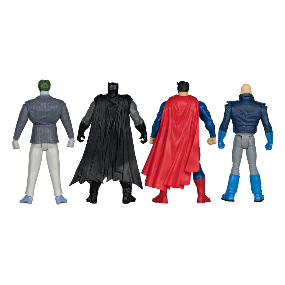 DC Direct Page Punchers Actionfiguren 4er-Pack Batman & Son of Batman & Superman & Joker 7 cm