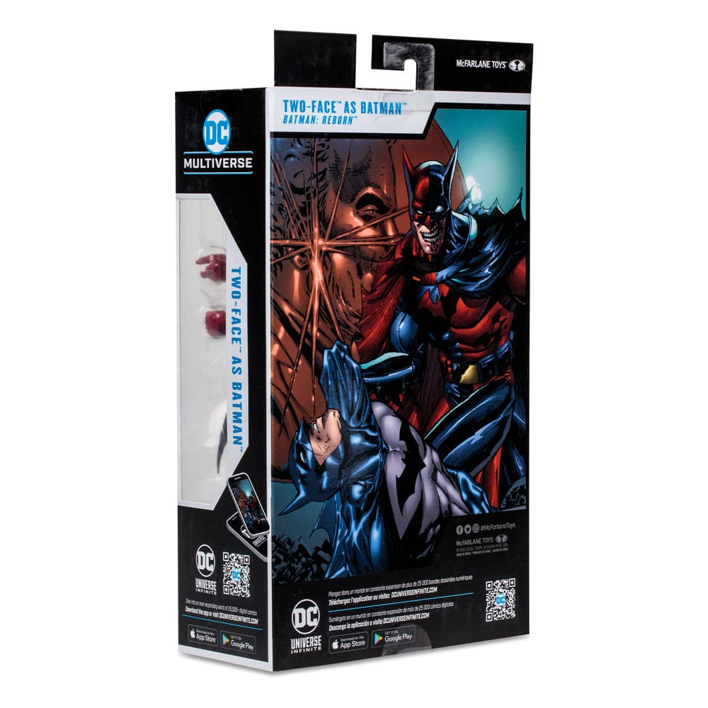 DC Multiverse Actionfigur Two-Face as Batman (Batman: Reborn) 18 cm