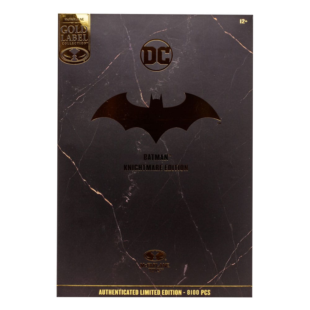 DC Multiverse Actionfigur Batman (Hellbat) (Knightmare) (Gold Label) 18 cm