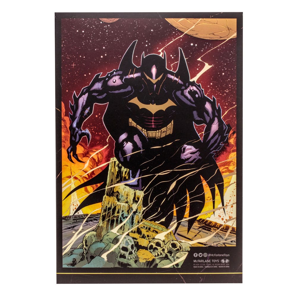 DC Multiverse Actionfigur Batman (Hellbat) (Knightmare) (Gold Label) 18 cm
